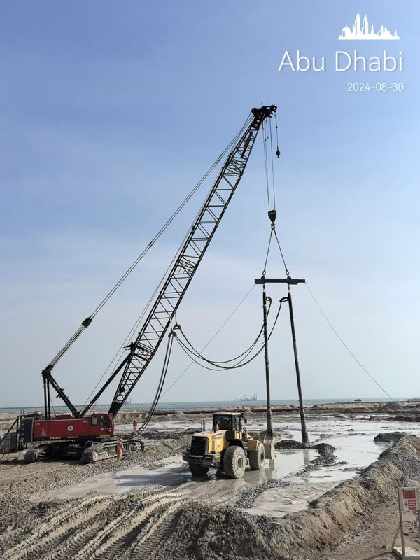 148-500 شمع‌کوبی ارتعاشی: راه‌حل نهایی برای بهبود خاک‌های شنی و دانه‌ای