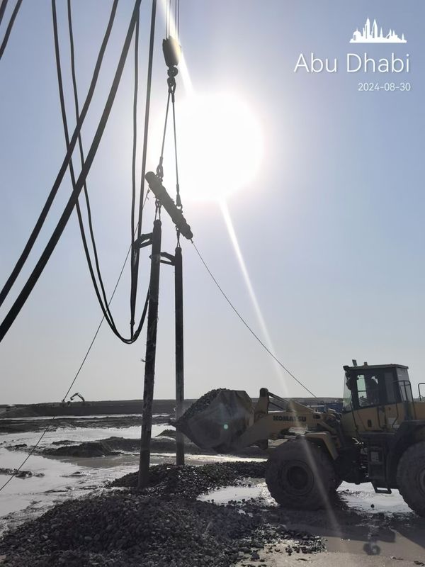 شمع‌کوبی ارتعاشی برای شمع‌کوبی برتر با دامنه ارتعاش 14-28 میلی‌متر و نوع توان الکتریکی