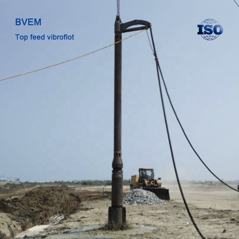 قدرت ویبراتور 105kW و سطح کم سر و صدا وایبروفلوت هیدرولیک برای تثبیت زمین برتر