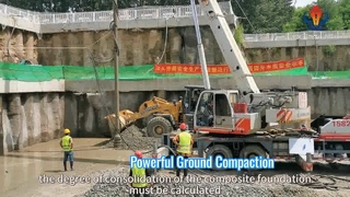 تجهیزات قدرتمند Vibroflot برای بهبود زمین